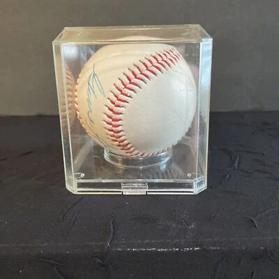Gene Autry CA ANGELS OWNER Signed 125th MLB Anniversary Baseball in BOX - Image 1 of 4