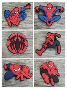 SPIDER-MAN Croc Charms MIX & MATCH DISCOUNT ALL OUR SHOP 10000+CHARMS+FREE P&P - Picture 1 of 8