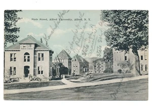 Postal Kanakadea Hall Alfred University Alfred New York NY F. H. Ellis c. 1910 - Imagen 1 de 2