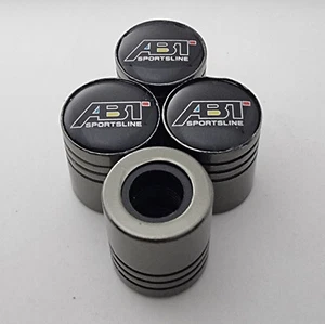 ABT Sportsline Valve Dust caps all models nonstick Worlds Biggest Logo 6 Colours - Picture 1 of 4