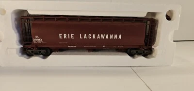 ERIE LACKAWA  3 Bay Cylindrical Hopper.  ATLAS MFG. O Ga NOS OOP NICE! RN 20013 - Image 1 of 4