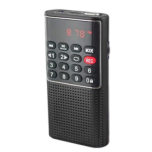 Mini radio digitale USB ricaricabile lettore musicale MP3 FM scheda SD altoparlante portatile - Foto 1 di 12