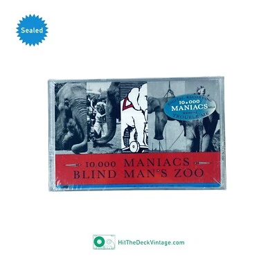 10,000 Maniacs - Blind Man's Zoo Cassette Tape (1989) w/ Hype Alt Rock SEALED - Image 1 of 4