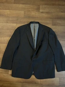 PRONTO UOMO Black wool blazer jacket sport suit coat 50 R - Picture 1 of 8