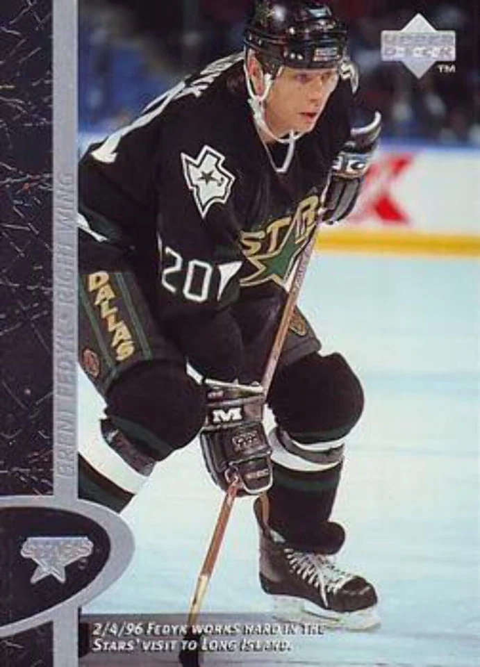 #46 Brent Fedyk - Dallas Stars - 1996-97 Upper Deck Hockey - Image 1 of 1