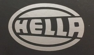 Hella Vinyl Decal (Set) Sticker 3x2 inch racing scca emblem - Picture 1 of 1