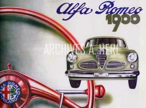 Pubblicità Automobile Alfa Romeo 1900 1950 - Foto 1 di 1