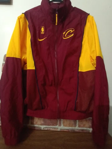 Nike SWOOSH NBA Cleveland CAVS EMBROIDERED Track Jacket Full Zip Men's SZ L Cover