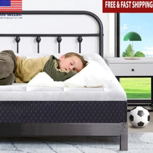 5 In Twin Mattress Kids Adults Single Bed Gel-Memory Foam Pillowtop Mattress - Picture 1 of 8