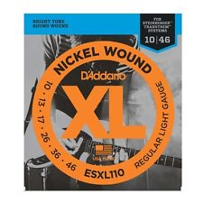 D'Addario Nickel Wound Electric Guitar Strings, Regular Light, Double Ball End