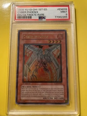 YuGiOh CYBER PHOENIX #EOJ-EN009 🔥PSA 9 MINT🔥1st EDITION-2006 ULTIMATE RARE - Image 1 of 4