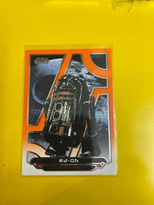 D33789  2018 Star Wars Galactic Files Orange #ROTJ20 R2-Q5