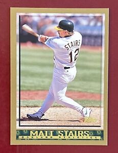 Matt Stairs, 1997, Oakland A's, Topps Card 16, Lot 1176