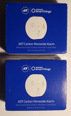 Cantidad 2 ADT / Samsung SmartThings - Alarma de monóxido de carbono ADT - Blanco - F-ADT-CO-1 Foto 1 de 4