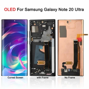 FABRICANTE DE EQUIPOS ORIGINALES OLED para Samsung Galaxy Note 20 Ultra 4G/5G reemplazo de pantalla táctil ± marco - Imagen 1 de 23