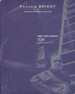 BRIEST PARIS CESAR SCULPTURE WOA Auction Catalog 2003 - Picture 1 of 1