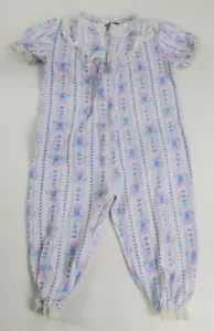 Vintage Baby Clothes Sleeper 2T Lanz Of Salzburg Bunnies - Picture 1 of 10