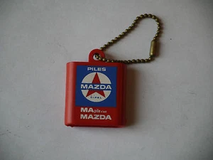 PORTE CLÉ PLASTIQUE PILE CARRE MAZDA CIPEL - Imagen 1 de 1