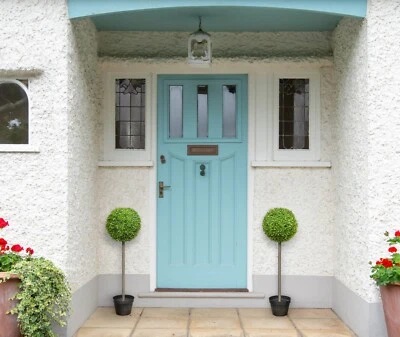 80cm Artificial Topiary Ball Tree, UV Protected, In Weighted Pot, Beautiful Tree - Image 1 of 4