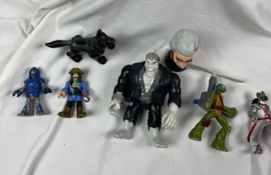 Action Figures Lot Of 7 Misc McDonalds PAPO Imaginex Fisher Price - Picture 1 of 20