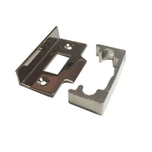 Standard Tubular Latch Rebate Kit for Rebated Doors Various Finishes - Picture 1 of 3