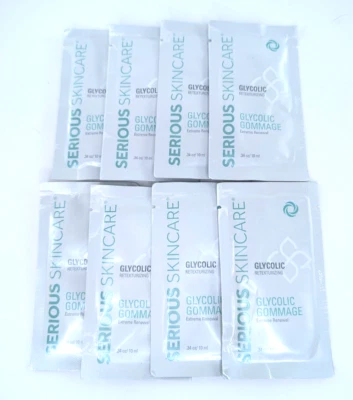 SERIOUS SKIN CARE Glycolic Gommage .34 oz Extreme Renewal Exfoliating Facial x 8 - Image 1 of 3