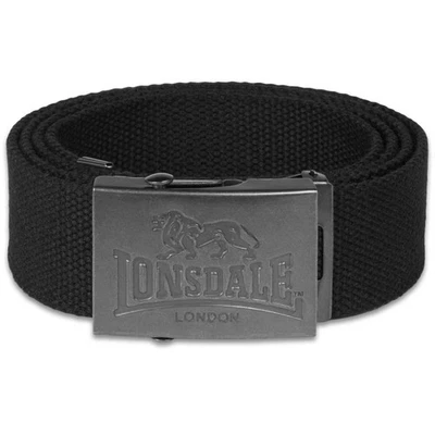 Cinturón Lonsdale Larkhall 117841 negro talla ajustable 6133