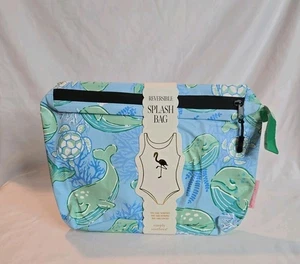 Simply Southern Whale Print Reversible Splash Bag Neu - Bild 1 von 7