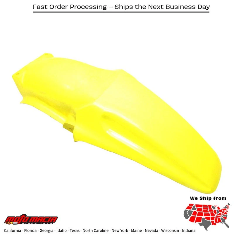 Guardabarros trasero amarillo Suzuki RM250 1993-1995 Suzuki RM125 1993-1995 Foto 1 de 1