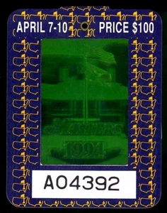 1994 Masters Badge Ticket Augusta National Golf Club Jose Maria Olazabal Win - Picture 1 of 2
