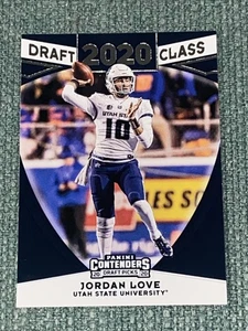 Jordan Love 2020 Panini Contenders Selecciones del draft Draft Class Rookie #20 🔥 - Imagen 1 de 2