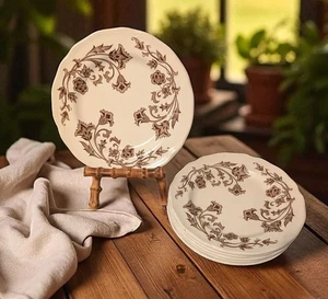 Vintage J&G MEAKIN IRONSTONE Royal Staffordshire Windsong Teller Set (6) 7" - Bild 1 von 7
