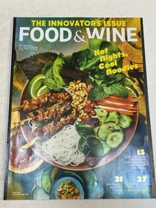 Food Wine Magazine July 2025 Innovator's Issue Noodles Wines Changing Eat Drink - Picture 1 of 1