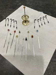 Bowlespieße, mundgeblasen, Glas , Regenschirme, Tiermotive, Cocktail - Bild 1 von 2
