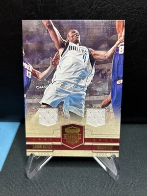 Parches de camiseta usados ​​doble juego Caron Butler 2009-10 Panini Court Kings #100/149 Foto 1 de 2