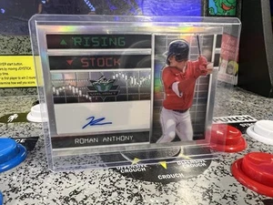 2023 Leaf Eclectic Valiant Roman Anthony Rising Stock Auto Rookie RC 1/10 1st! - Picture 1 of 7