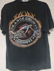 VTG Orange County Choppers American Custom Steel T-Shirt Men L Biker Motorcycle - Picture 1 of 5