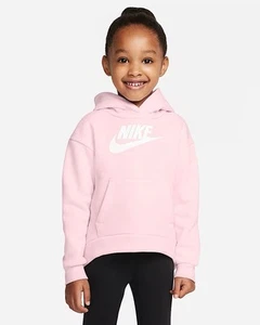 Nike Sportswear Club Fleece Toddler Pullover Hoodie - Pink Foam - Size 4 - Picture 1 of 6