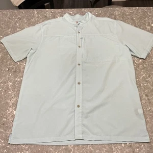 Rail Riders LOA Shirt Mens Large Blue Button Dowm Short Sleeve - Picture 1 of 9