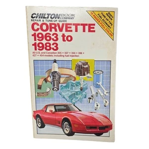 Chilton 1963-1983 Corvette Repair Manual Tune Up Automotive #6843 Vette Chevy - Picture 1 of 8