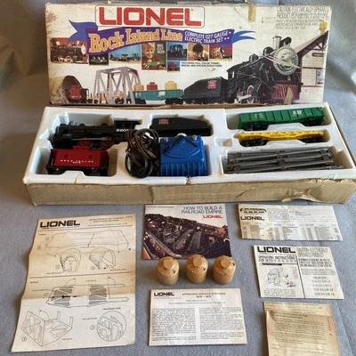 Lionel 6-1661 Rock Island Line Train Set Boxed 1976 Big O27 Size - Image 1 of 4