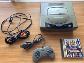 Sega Saturn HST-3200 3210 Gray Console Japanese System set tested US SELLER 