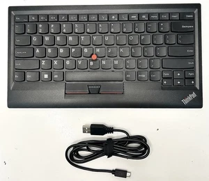 Lenovo ThinkPad Compact USB Keyboard with TrackPoint - US English 0B47190 - Picture 1 of 3