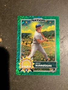 2025 Leaf Nation Baseball Jeff Burghs Base Saturday in the Park #4/6 Texas - Bild 1 von 2