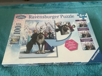 NEW Ravensburger Jigsaw Puzzle Frozen Disney 100 XXL Pieces 2015 #105571 - Image 1 of 4