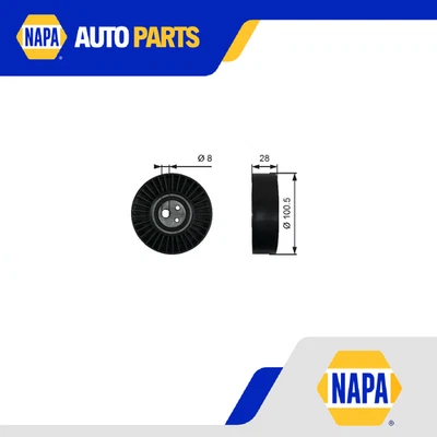 Aux Belt Tensioner fits ALFA ROMEO 166 936 2.4D 98 to 07 Drive V-Ribbed Gates - Image 1 of 4