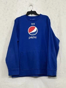 Under Armour Pullover Herren XL blau Pepsi Crewneck Mitarbeiter Workwear Pulli - Bild 1 von 5