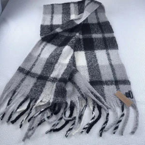 Steve Madden Plaid Decke Schal ($ 42 Neu) Neu mit Etikett - Winter Herbst, super weich, Unisex - Bild 1 von 6