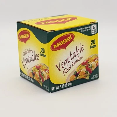 Cubos de caldo con sabor vegetal Maggi - 20 cubos Foto 1 de 4