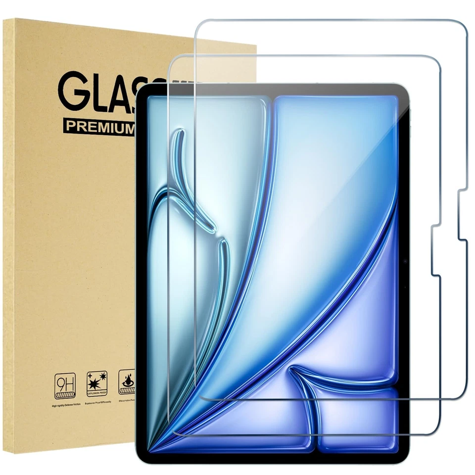 For Apple iPad Air 11 (2025) Screen Protector Glass Film iPad Air 11 inch (M3) - Image 1 of 4